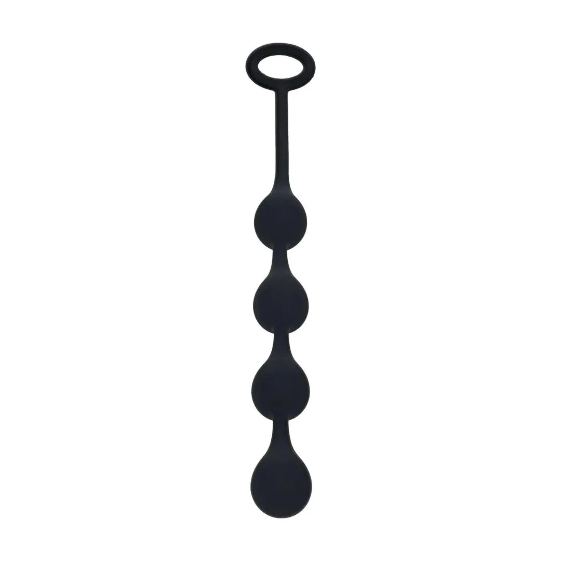Waterdrop Silicone Anal Balls - S - 20mm - Black