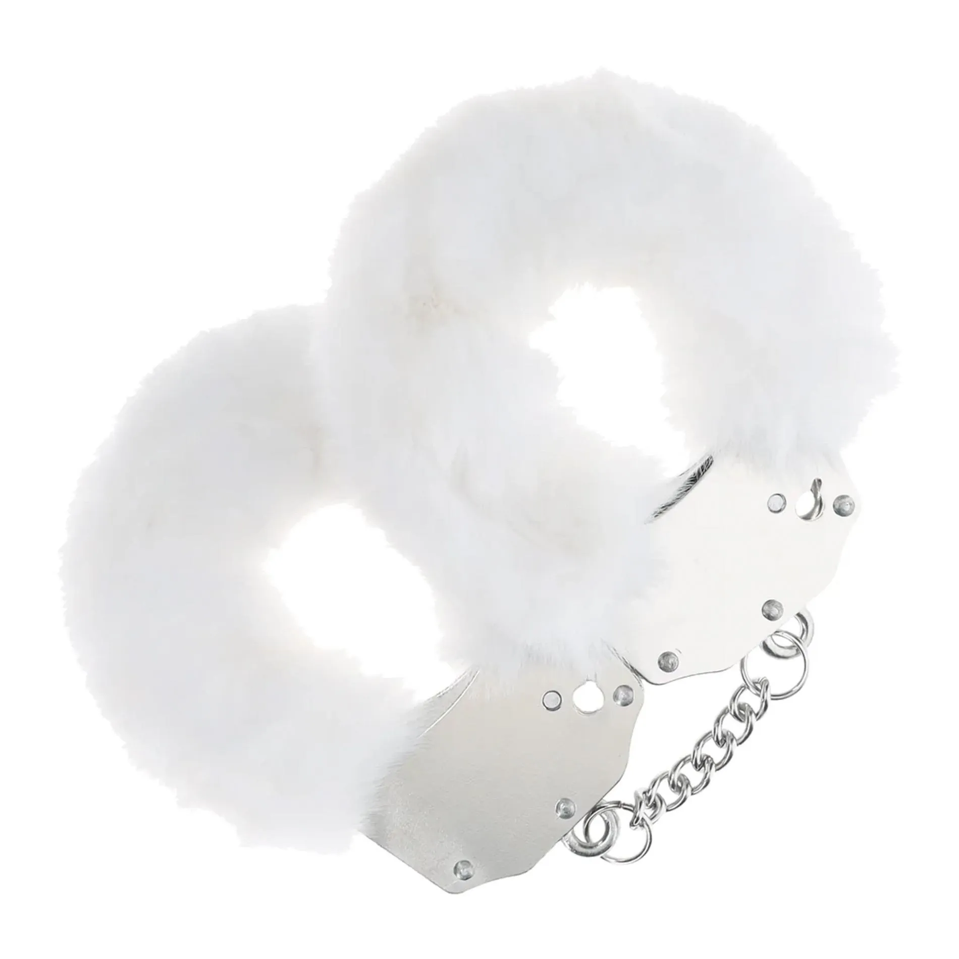 Heavy-duty Fluffy Handcuffs - White