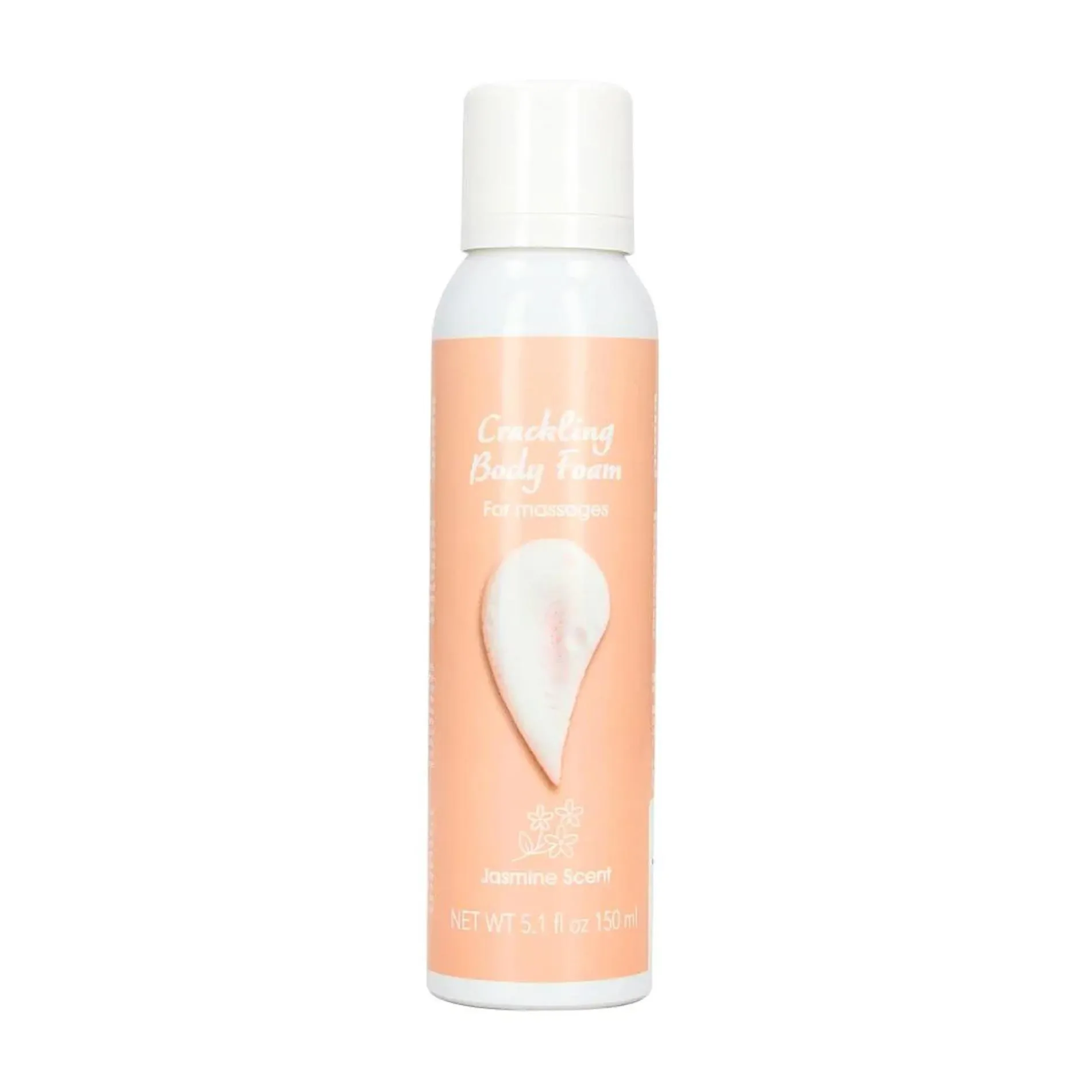 Crackling Body Foam for Massages - Jasmine - 150 ml