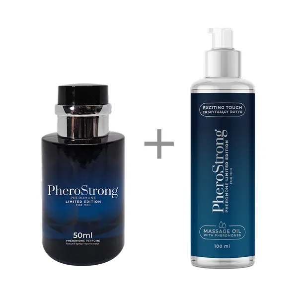 PheroStrong Limited Edition for Men - Perfumy 50ml + Massage Oil 100ml