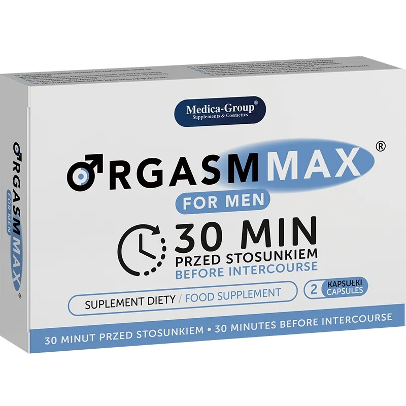 Na Erekcję, Potencję - Orgasm Max for Men - 2 kaps. - Hit Sezonu !!!