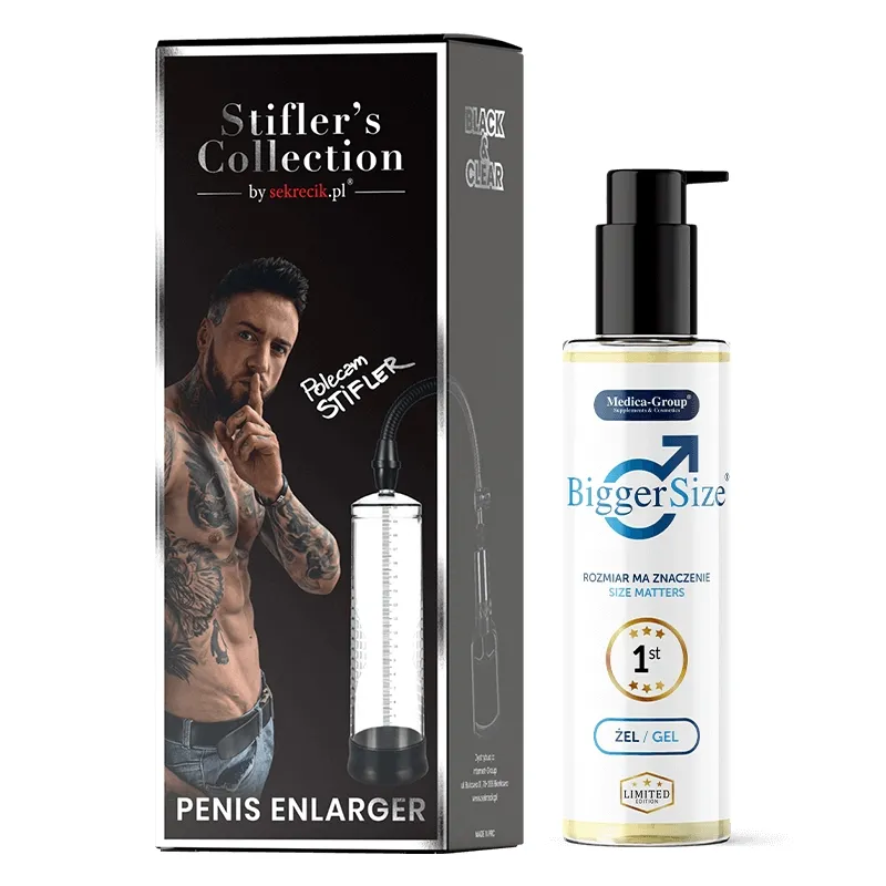 ZESTAW XL - Stifler's Collection by Sekrecik - Pompka + BiggerSize - żel