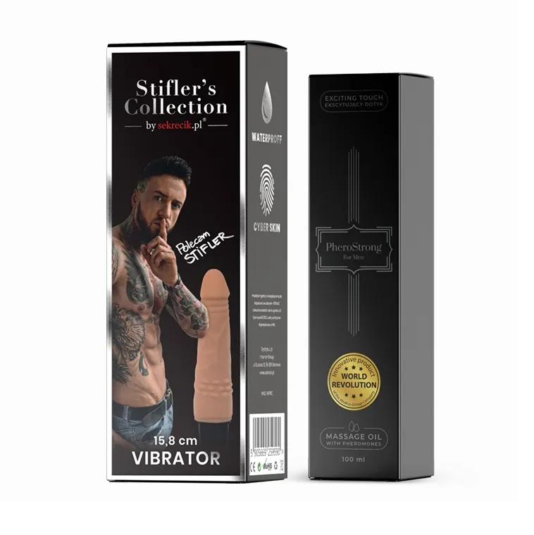 Wibrator Stifler's Collection by Sekrecik + Olejek PheroStrong męskie Klasyczne