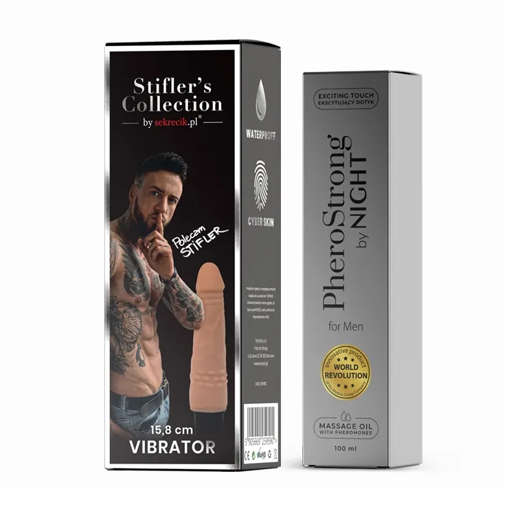 Wibrator Stifler's Collection by Sekrecik + Olejek PheroStrong męskie by Night