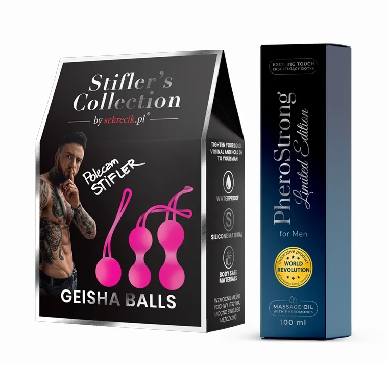 Kulki Gejszy Stifler's Collection by Sekrecik + Olejek PheroStrong męskie Limited Edition